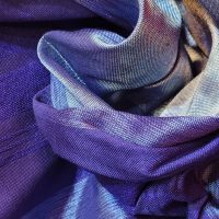 Soie de Cactus / Velours / Laine – Bleu mystique – 300×200
