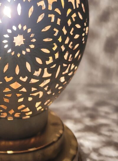LAMPE DE TABLE - BRONZE / OVALE – Image 2