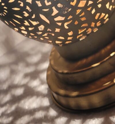 LAMPE DE TABLE - BRONZE / OVALE – Image 3