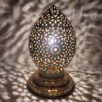 LAMPE DE TABLE – BRONZE / OVALE