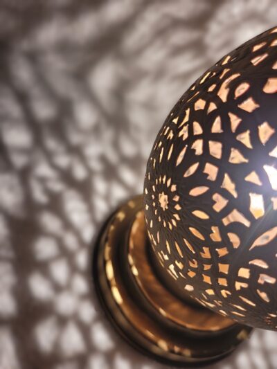 LAMPE DE TABLE - BRONZE / OVALE – Image 4