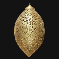 SUSPENSION OVALE – BRONZE